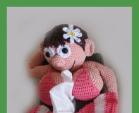 Lenas Hobby - Lena Delva - Tissue Box Cover - Naughty Bella - English and German
