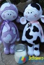 Julisiowo - Julio Toys - Monika Miszczuk - Muu and Lilka Crocheted Cow - Spanish