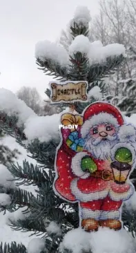 Winter Santa by Alina Ignateva