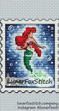 Lunar Fox Stitch - The Little Mermaid