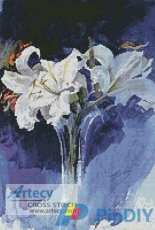 Artecy Cross Stitch - White Lilies