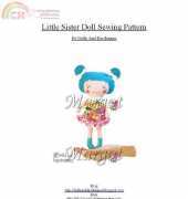 Dolls and Day Dreams-Little Sister Doll Sewing Pattern