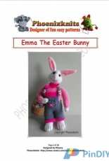 Phoenixknits-Emma,The Easter Bunny  by Phoeny