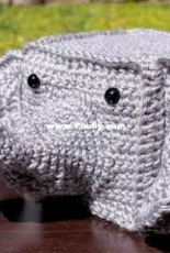 Nickis Handmade Crafts - Nicole Riley - Elephant Tissue Box Cover - Free