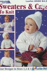 Leisure Arts-2599-Sweaters & Caps to Knit by Carole Prior-1994