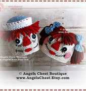 Angels Chest Boutique - Mary Angel Morris - Raggedy Ann & Andy Hat Patterns