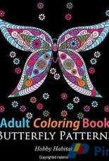 Adult coloring book - Butterfly Designs by Hobby Habitat Coloring Books - 2016