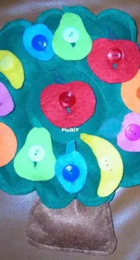 felt toy with knots