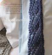 Lace Linen Trim by Amy Polcyn-pullout from Love of Knitting Presents-Quick Knits