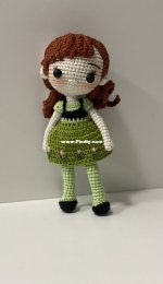 Greenfrog crochet - Anna - Frozen
