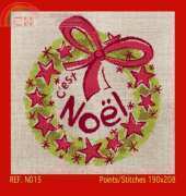 Lili Points N015 - Couronne de Noel