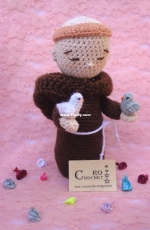 Crochet Ro Amigurumis - Roxana Jaime -Saint Francis of Assisi - Spanish - Free