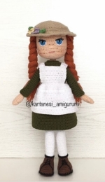 Kartanesi Amigurumi -  Çiğdem Erdoğan - Anne Shirley - Turkish