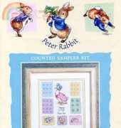 Anchor JC19 Beatrix Potter - Jemima Puddle - Duck Patchwork Birth Sampler
