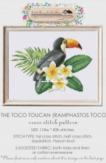 Little Room in the Attic - The Toco Toucan / Ramphastos Toco by Maria Demina
