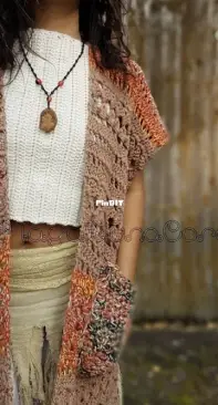 Matinee Maya Imchum - Maya Luna Corazon - Gypsy Kimono - Woodland Cardigan