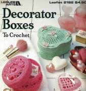 Leisure Arts 2182 Decorator Boxes to Crochet by Ismay Bullock