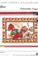 The Vermillion Stitchery Chart 219/Janlynn 125-219 Poinsettia Angel Picture