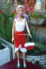 Maguinda Bolsón - Paloma dress and bag set for dolls
