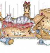 The Design Connection CP7-922 Ted E. Bear Factory (pat)