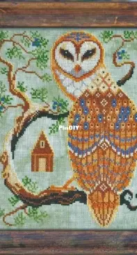 Cottage Garden Samplings - A Year in the Woods #8 CGS-1098 The Barn Owl XSD