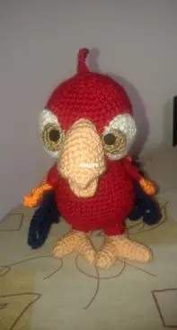 Crochet Parrot, parakeet