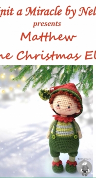Knit a Miracle - Nelly Shkuro - Matthew the Christmas Elf