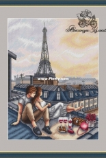 Date in Paris  by Aleksandra Kulakova
