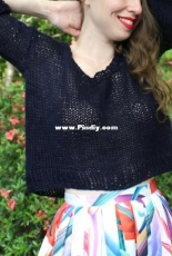 Sheer Summer Sweater by Kristin Jones-Free