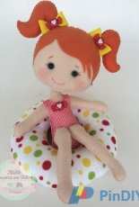 Ateliê Doçuras em Feltro- Katye Weiss - Pool Party - Felt Pattern - Portuguese - Free