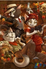 HAED HAETB 2599 Lackadaisy Voodoo by Tracy Butler