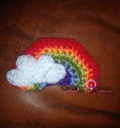 Rainbow& Cloud Applique