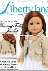 Liberty Jane Clothing - Boomerit Falls Jacket for 18" Dolls