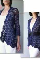 Vicky Chan - Ava A Lacy Shells Cardigan