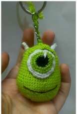 monsters inc mike key chain