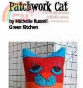 Green Kitchen-Patchwork Cat