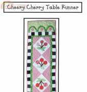 Jina Barney Designs-Cherry Cherry Table Runner