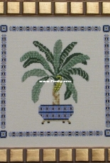 RK Portfolio Cross Stitch Designs - Banana Palm