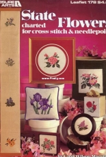 Leisure Arts - Leaflet 178 - State Flowers by Carol Wilson Mansfield