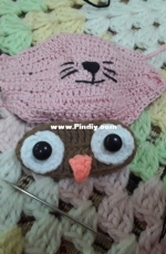 Ear extender and crochet mask for kids