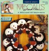 McCall's Creates Fabric Craft 14191 A Blizzard of Snowmen