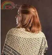 Rozetti Yarns - Crocheted Shawl with Sequins - Free