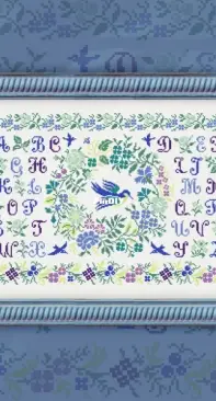 OwlForest Embroidery - Spring Alphabet  -Latin Letters  XSD + PCS