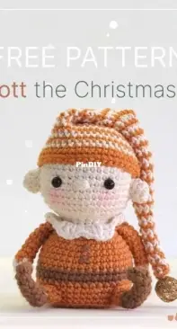 Pink Pepper Crochet - Malaika Rodrigues - Elliott the Christmas Elf - Free