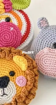 Safari Folding Shopping Bags Crochet Pattern - English, Dutch, German,  Spanish, French