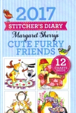 Cute Furry Friends - 2017 Stitcher's Diary by Margaret Sherry from The World of Cross Stitching TWOCS 250 XSD