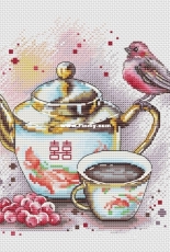 Tea with Viburnum by Svetlana Sichkar