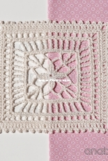 Anabelia Craft Design - Lily crochet square motif - English and Spanish