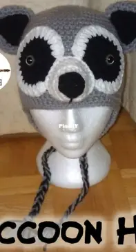Jewels Forever Hooked Designs - Raccoon Hat
