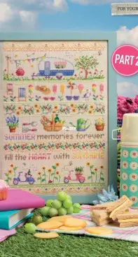 Sweet Summertime by Maria Diaz from Cross Stitcher 370 XSD